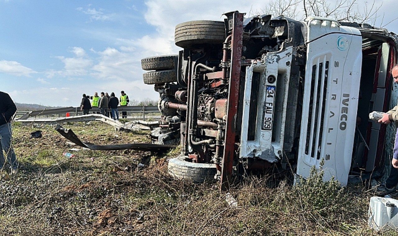 Kuzey Marmara Otoyolu’nda kaza: 1 yaralı