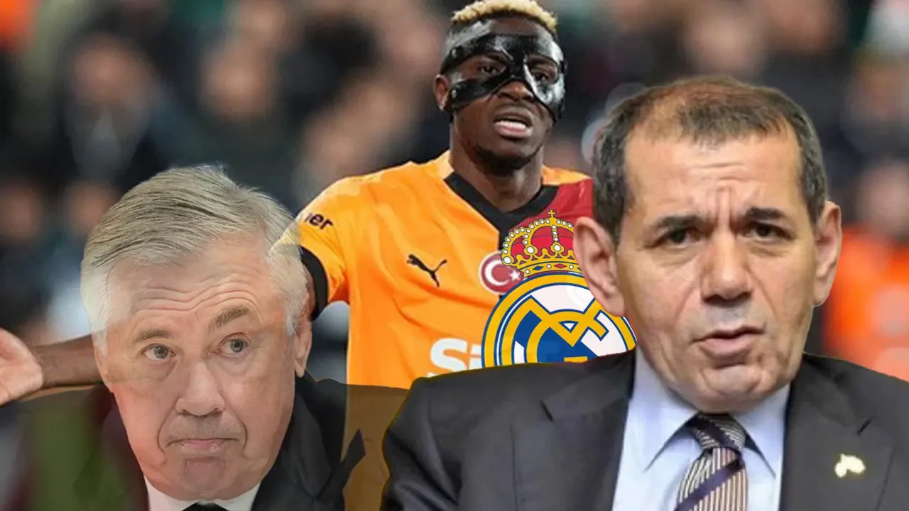 Carlo Ancelotti Galatasaray'ın yıldızına göz dikti: Dursun Özbek'in transferi iptal olabilir! Real Madrid Victor Osimhen için harekete geçti 1