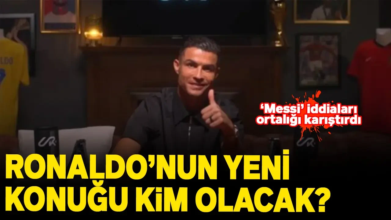 Ronaldo'nun yeni konuğu kim? Messi'yi mi çağıracak? YouTube kanalına kimi konuk edecek? 1