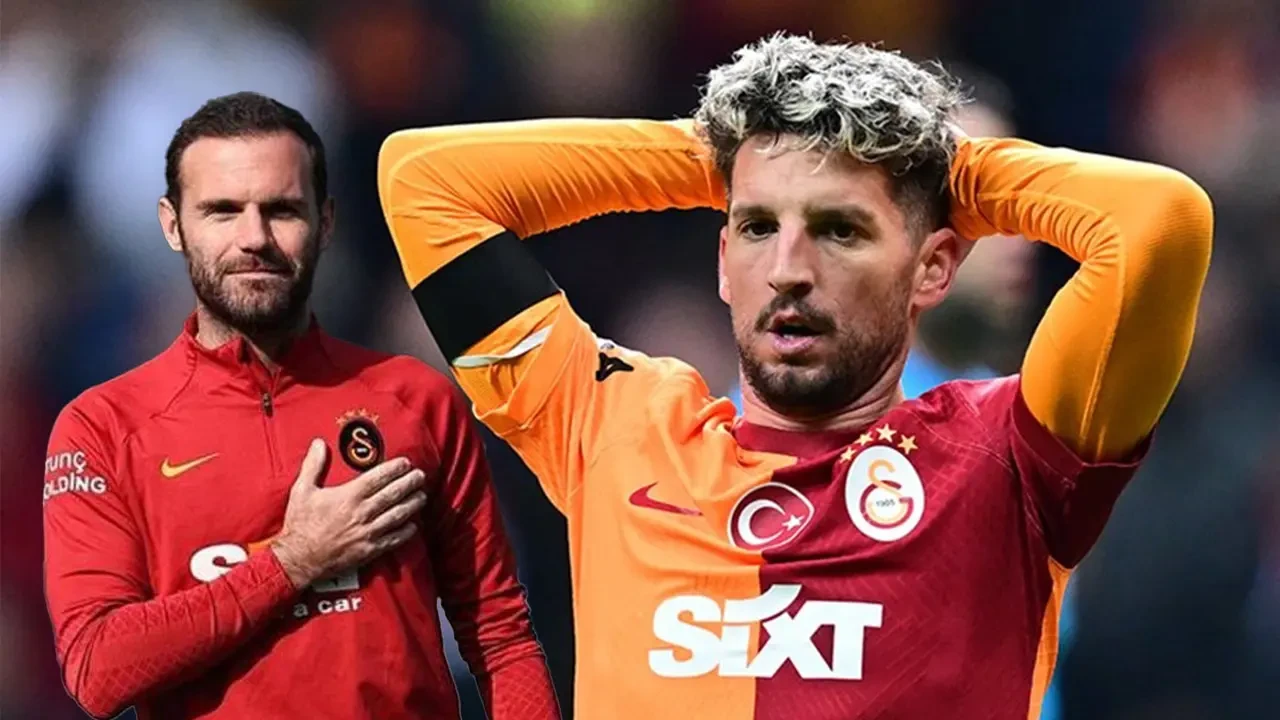 Galatasaray'da şok ayrılık iddiası: Yaşlı kurt Mertens yolcu olabilir! Transfer fitilini Juan Mata ateşledi 1