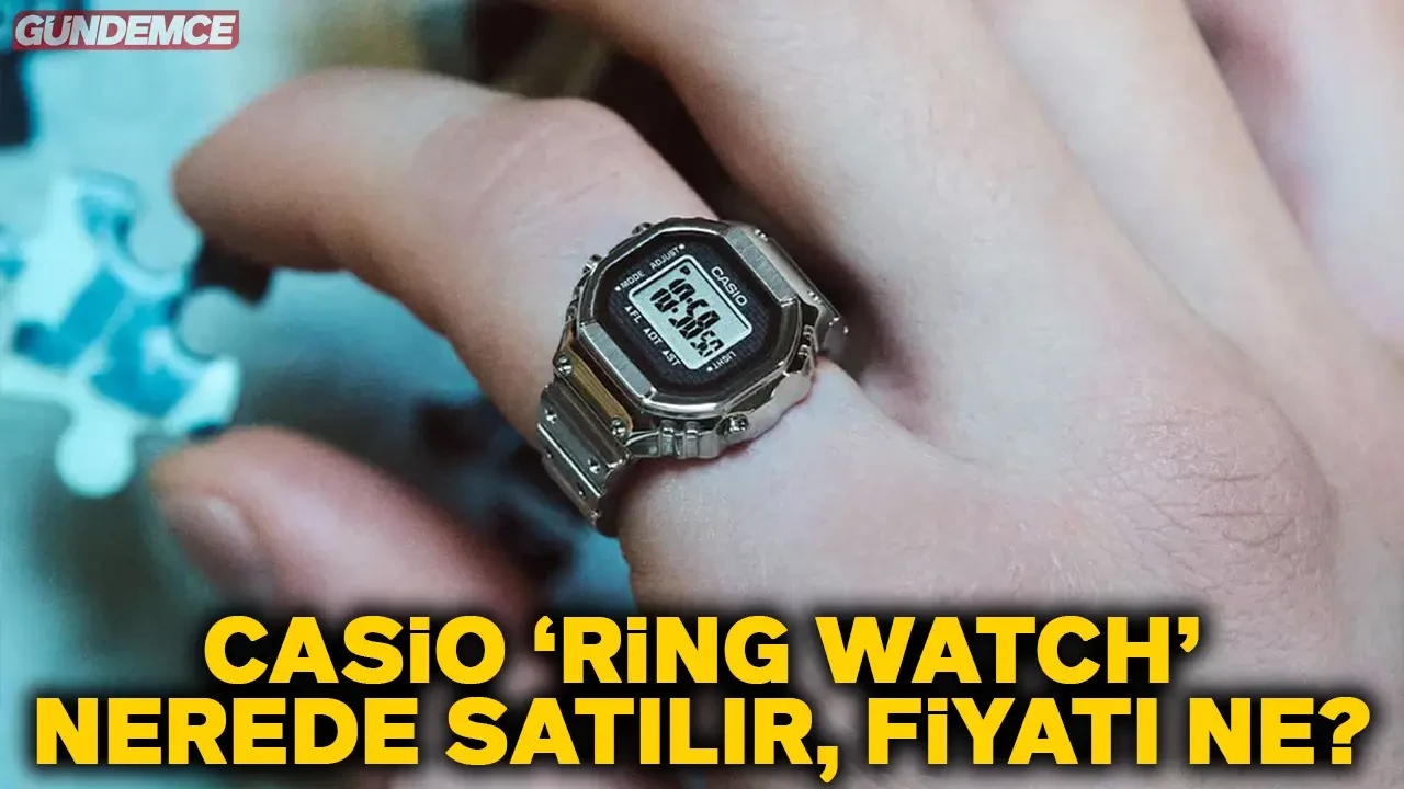 Casio Ring Watch nerede satılır, nereden alınır? Casio Ring Watch fiyatı ne kadar? 50. yıla özel üretildi! 1