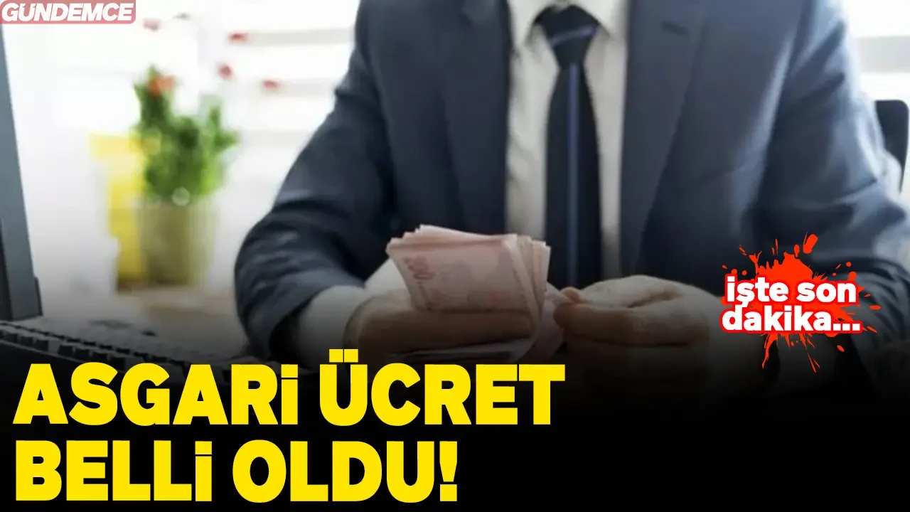 Asgari ücret 22104 TL mi oldu? Asgari ücret son dakika zam ne kadar? Asgari ücret kaç TL oldu? 1