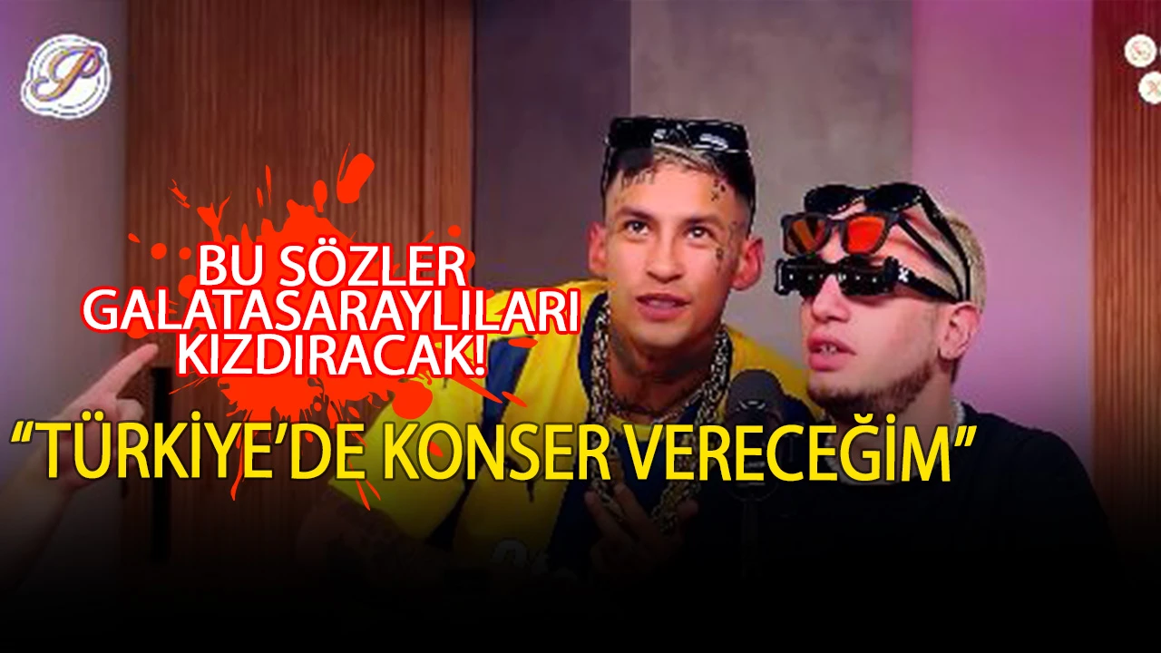 Fenerbahçe formalı L-Gante’den Galatasaraylıları kızdıracak sözler: “Türkiye'de konser vereceğim"