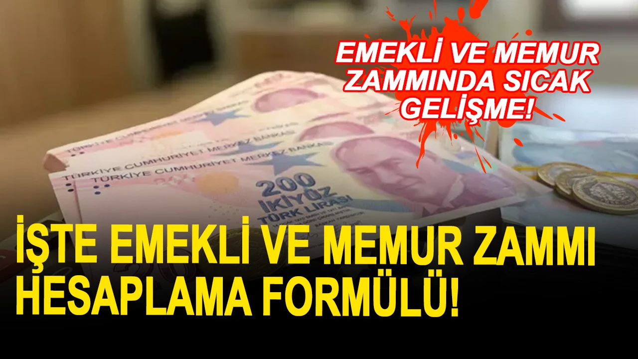 Emekli ve memur maaş zammında sevindiren gelişme: Enflasyon beklentisi sonrası emekli ve memur zammı hesaplama formülü! İşte, adım adım maaş hesaplama…