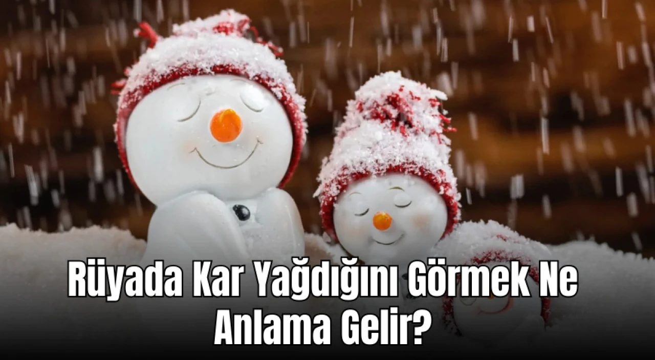 Rüyada Kar Yağdığını Görmek Ne Anlama Gelir? Rüya Tabirleri