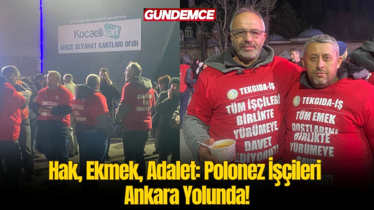 Polonez İşçileri Seslerini Ankara’ya Duyurmak İçin Yürüyor!