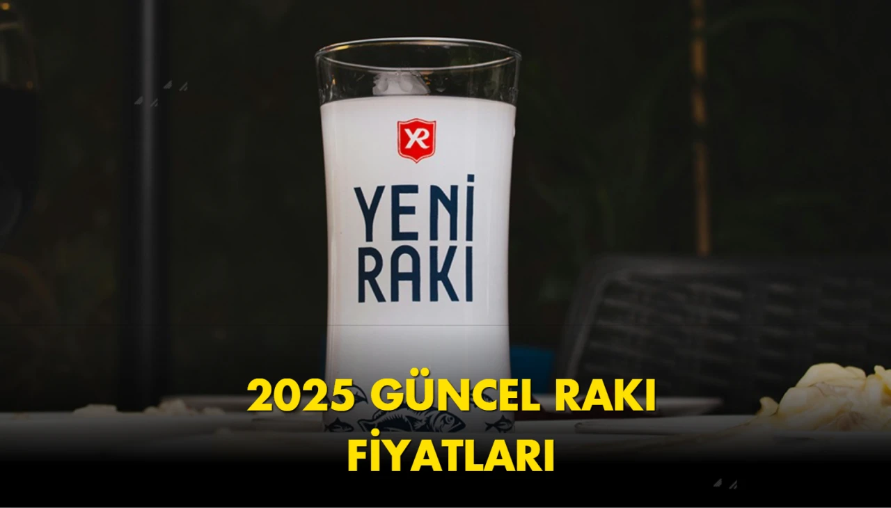 2025 Güncel Rakı Fiyatları: En ucuz rakı hangisi? Yeni Rakı, Tekirdağ Rakısı, Efe Rakı, Beylerbeyi Rakı güncel fiyatları