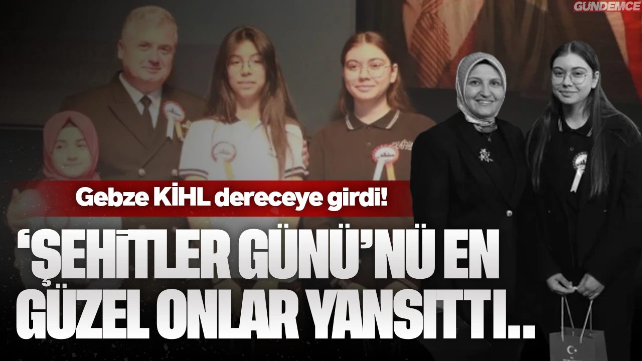 Gebze Kız Anadolu İmam Hatip Lisesi "18 Mart Şehitler Günü" kompozisyon yarışmasında dereceye girdi!