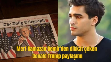 Mert Ramazan Demir’den dikkat çeken Donald Trump paylaşımı