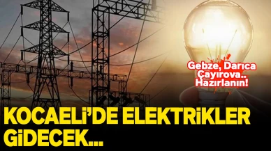 21 Kasım 2024 Kocaeli Elektrik kesintisi: Gebze, İzmit, Darıca, Karamürsel, Kandıra (Alo SEDAŞ SEPAŞ 186) Elektrikler ne zaman gelecek?