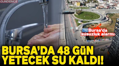 Bursa'da susuzluk alarmı: Yalnızca 48 günlük su kaldı