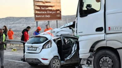 Adıyaman'da Yakıt Tankeri ile Otomobil Çarpıştı!