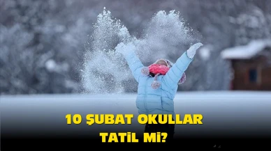 10 Şubat okullar tatil mi? Yarın hangi illerde eğitime ara verilecek?