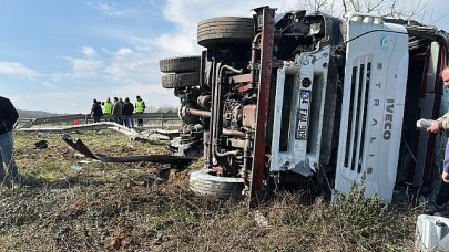 Kuzey Marmara Otoyolu’nda kaza: 1 yaralı