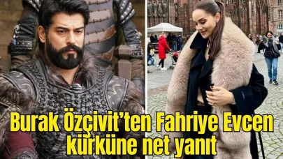 Burak Özçivit’ten Fahriye Evcen’in Kürküyle İlgili Tek Cümlelik Açıklama: “Gerçek Değil”