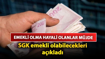 Emekli olma hayali olanlar müjde: SGK emekli olabilecekleri açıkladı! İşte, emekli olma şartları…