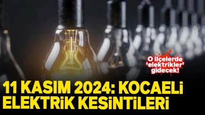 11 Kasım 2024 Elektrik kesintisi: Kocaeli'de elektrikler ne zaman gelecek? SEDAŞ planlı kesinti saatleri..