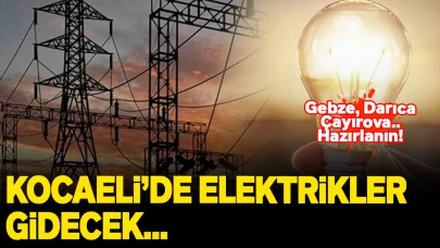 17 Kasım 2024 Kocaeli elektrik kesintisi: Hangi ilçeler etkilenecek, elektrikler ne zaman gelecek? (SEPAŞ SEDAŞ 186)