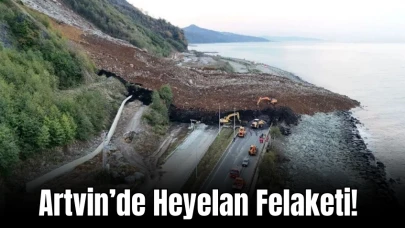 Karadeniz Sahil Yolu Ulaşıma Kapandı: Artvin’de Heyelan Felaketi!