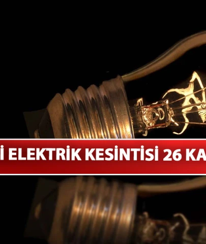 Kocaeli elektrik kesintisi 26 Kasım Salı: 7 ilçede elektrik kesintisi olacak!