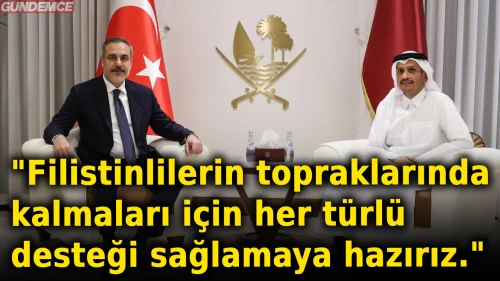 Bakan Fidan ve Katarlı Mevkidaşı Al Sani İle Ortak Basın Toplantısı!