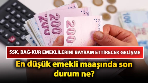 SSK, Bağ-Kur emeklilerini bayram ettirecek gelişme: En düşük emekli maaşında son durum ne, işte masadaki rakamlar…