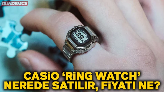 Casio Ring Watch nerede satılır, nereden alınır? Casio Ring Watch fiyatı ne kadar? 50. yıla özel üretildi!